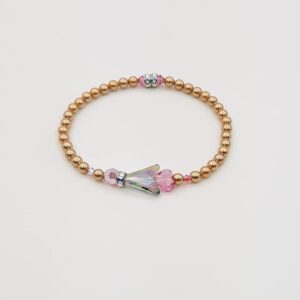 Armband "so zart in goldig und pastellig"