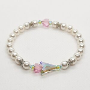 Armband "weiß mit Paradies-Pfeil"