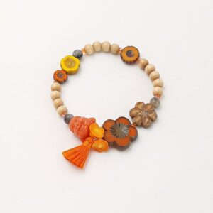 Armband "Ethno Buddha mit Blümchen"