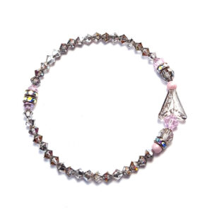 Armband "feiner Pfeil in Metallkristallen"