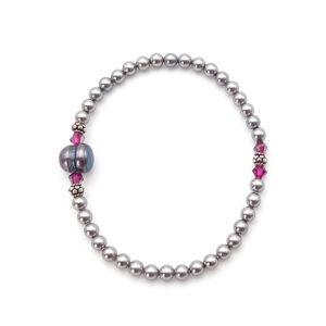 Armband "Swarovski Crystal Pearls und Süßwasserperle"