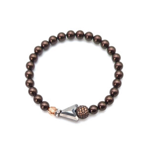 Armband "Pavé-Kugel trifft den Pfeil"