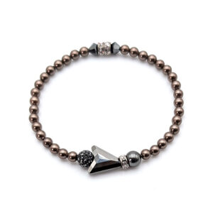 Armband "Strasskugel trifft den Pfeil"