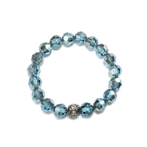 Armband "Swarovski Kristalle stahlblau"