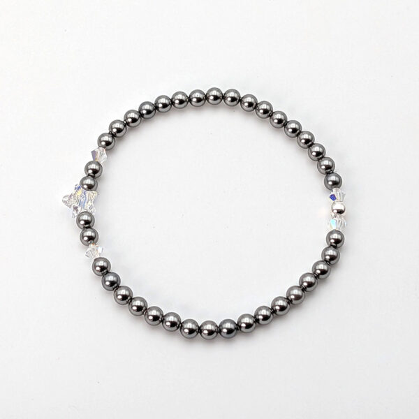 Crystal Pearls mit kleinem Stern