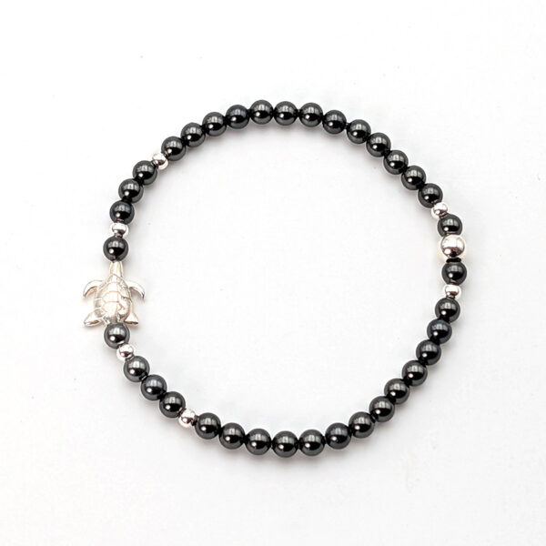 Crystal Pearls und Sterlingsilber-Schildkröte