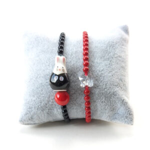 Armband "Osterhase in schwarz"