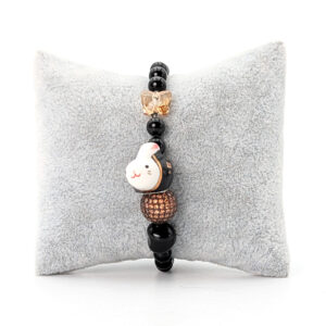 Armband Osterhase auf der Pavé-Kugel