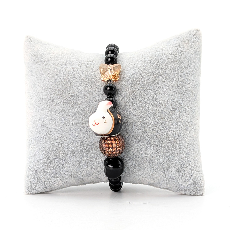 Armband Osterhase auf der Pavé-Kugel